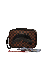 SHARKS IN PARIS CLEAR FOR TAKEOFF TOILETRY BAG