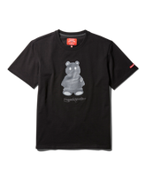 SHORT SLEEVE GRAPHIC MONEY BEAR T-SHIRT (BLACK)