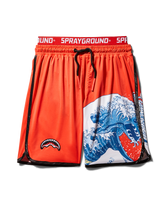 JAPAN WAVE CORTO SWIM TRUNKS (RED)