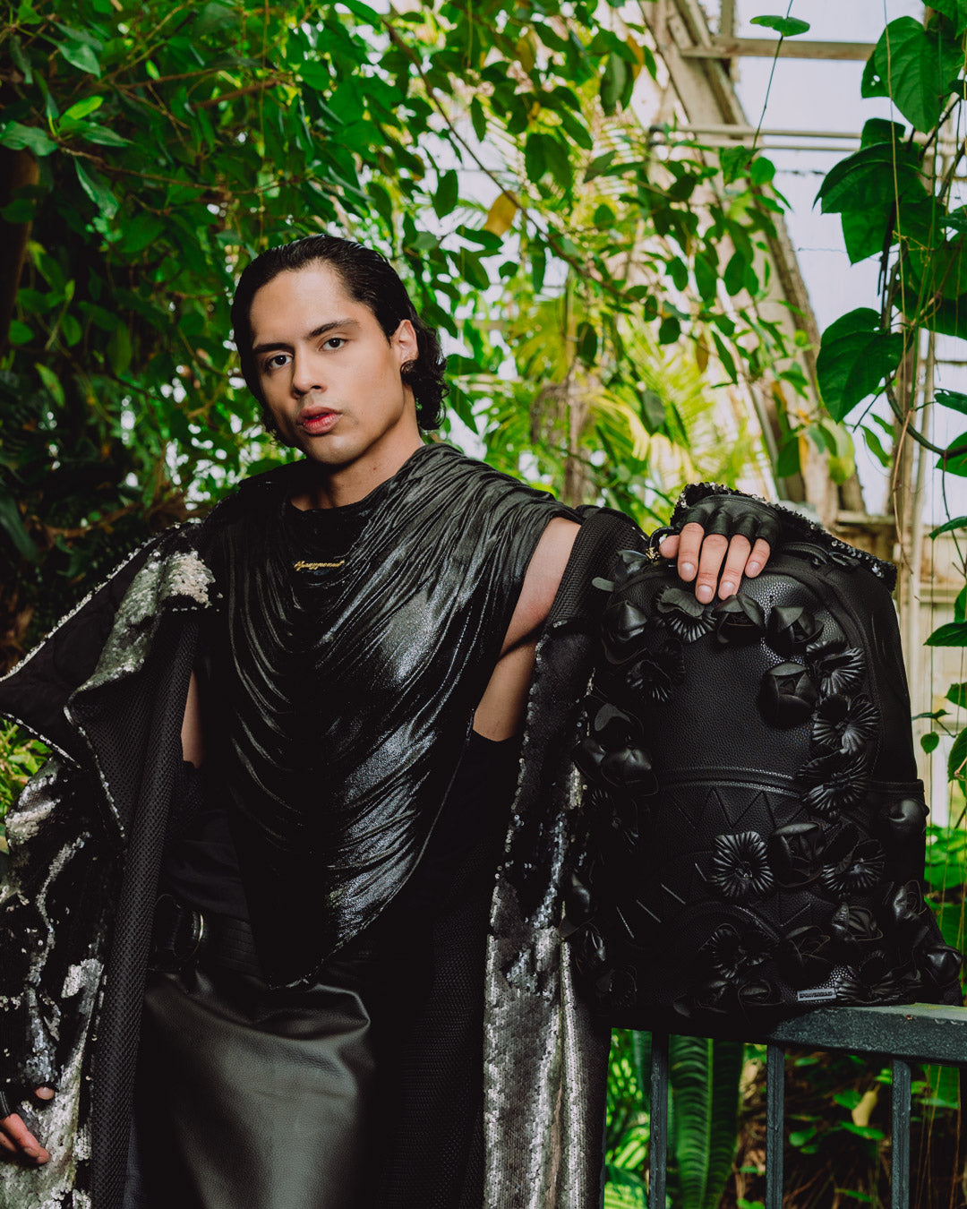 NEW YORK BOTANICAL GARDEN COLLAB - DARK BLOOM SCULPTURE BACKPACK