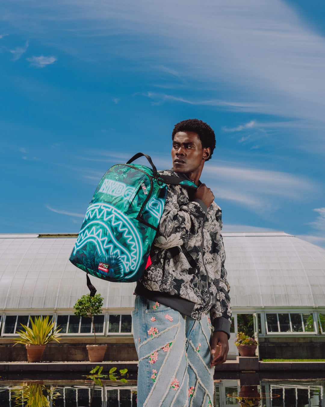 NEW YORK BOTANICAL GARDEN COLLAB - NEON BOTANICA BACKPACK