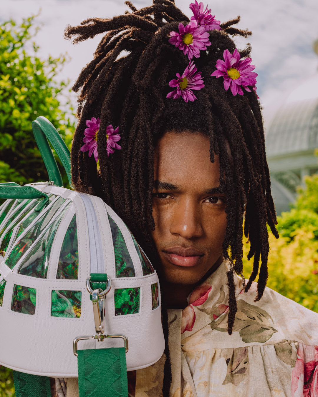NEW YORK BOTANICAL GARDEN COLLAB - GLASS HOUSE DUFFLE