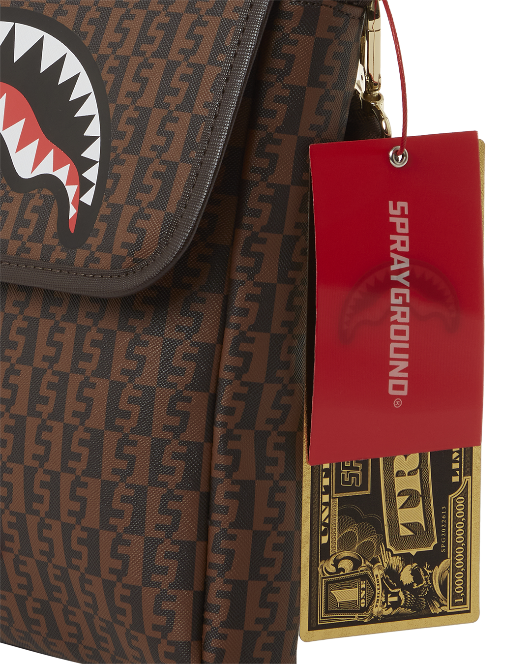 CASHIN CHECKS SHOULDER BAG