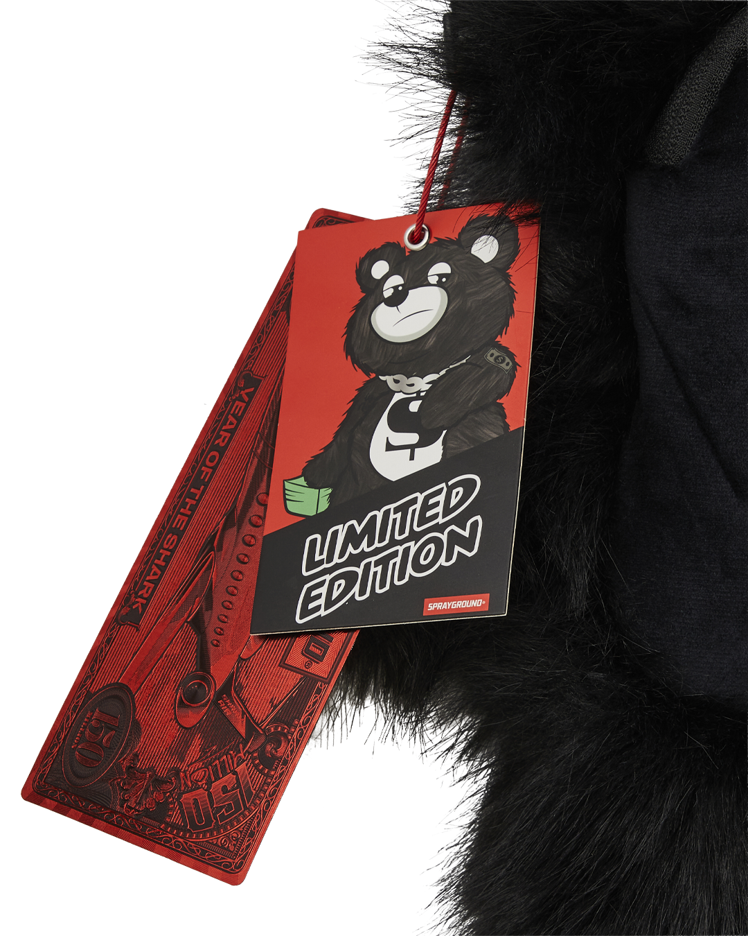 FURZILLA SHARK (NIGHT) BEAR CUB CROSSBODY