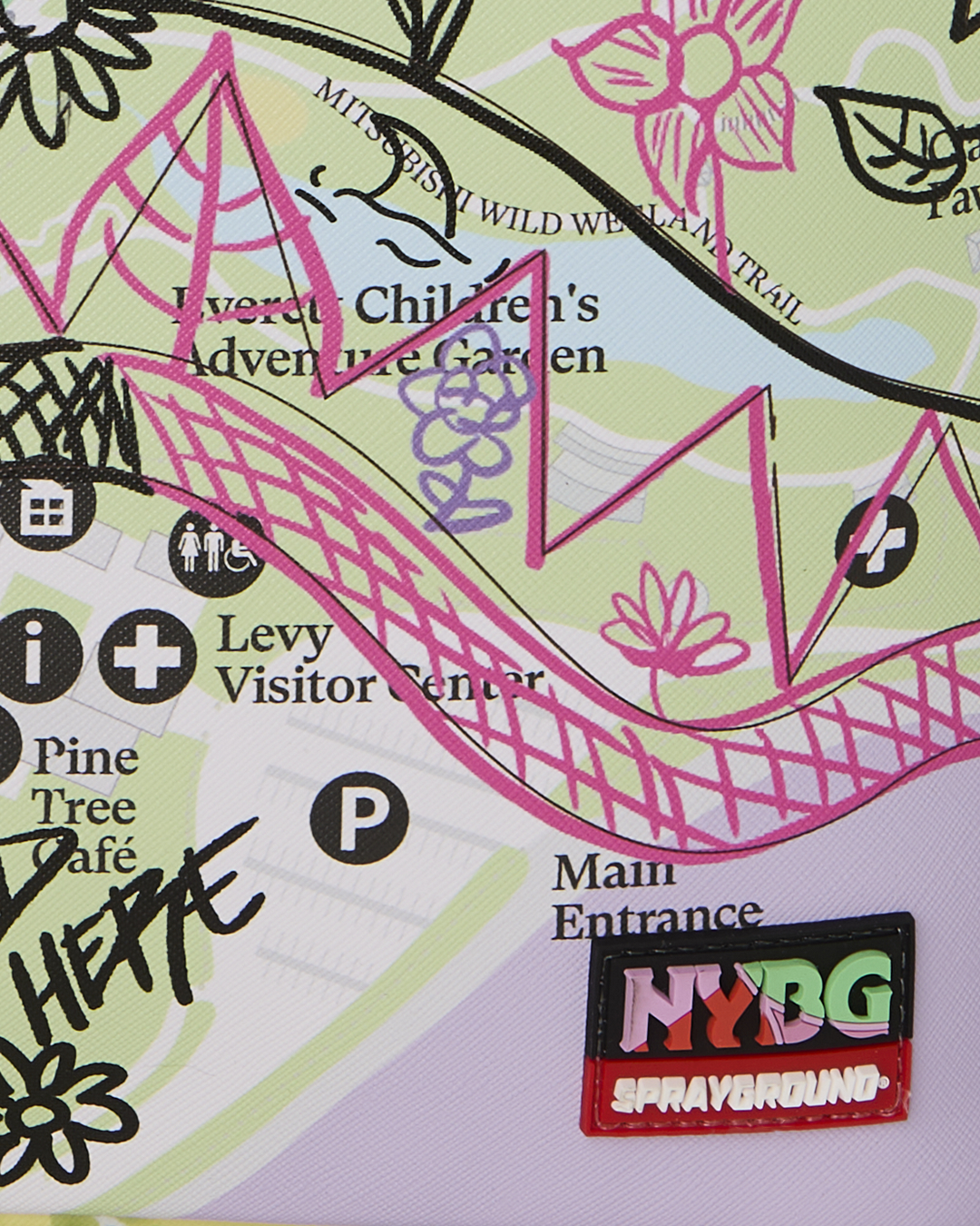 NEW YORK BOTANICAL GARDEN COLLAB - GARDEN MAP DOODLES BACKPACK