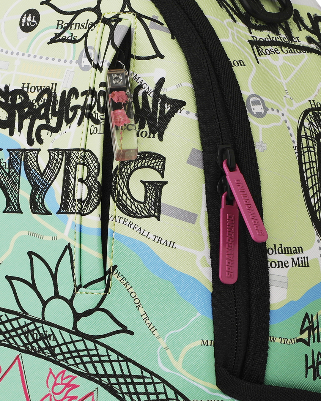 NEW YORK BOTANICAL GARDEN COLLAB - GARDEN MAP DOODLES BACKPACK
