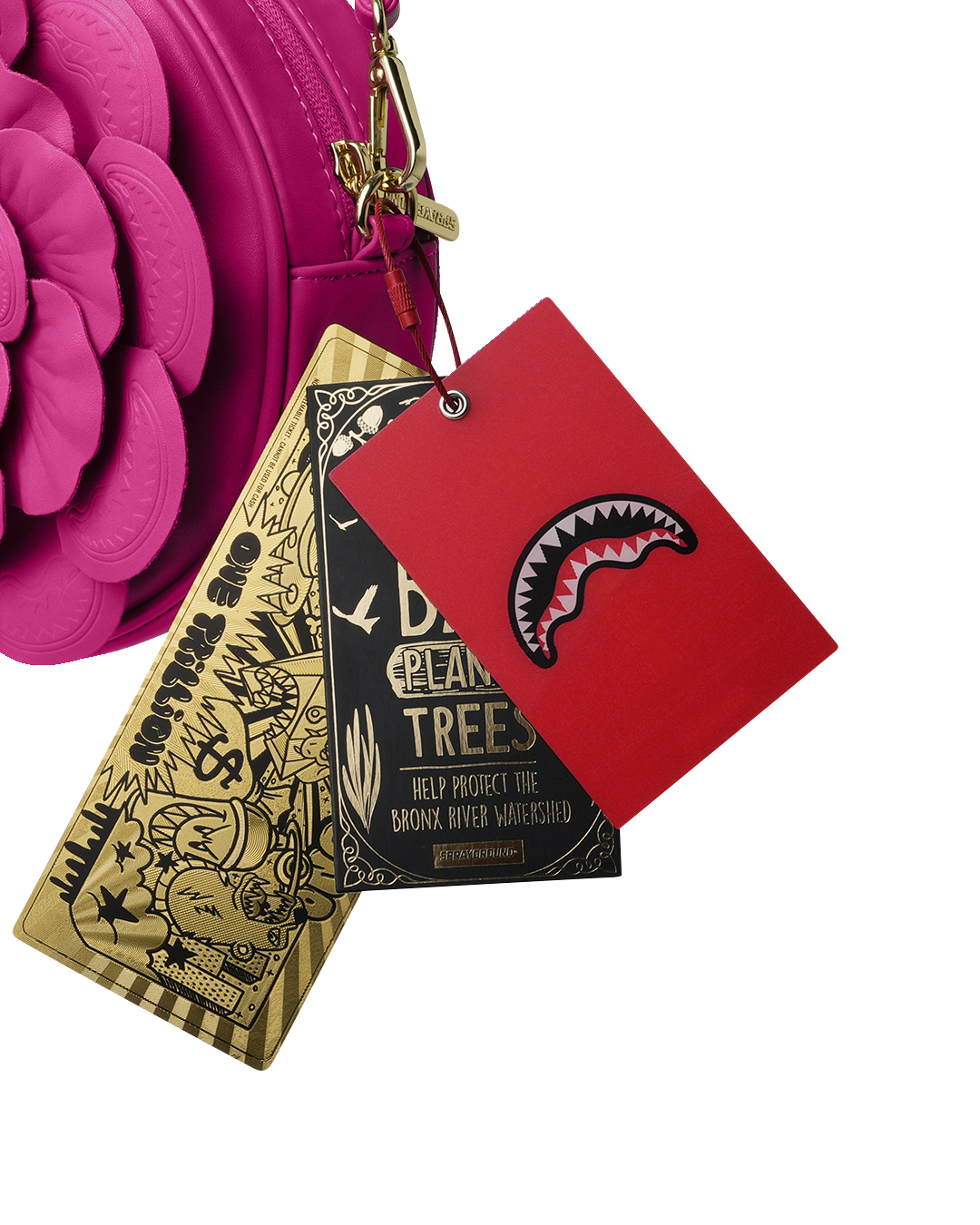 NEW YORK BOTANICAL GARDEN COLLAB - PINK BLOOM SHOULDER BAG