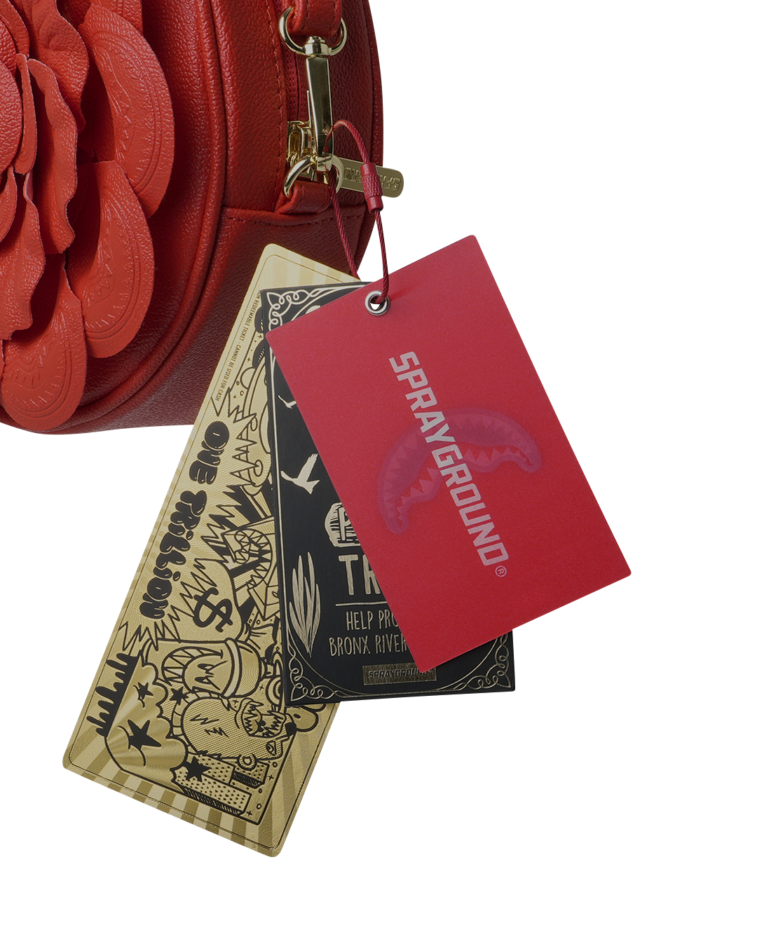 NEW YORK BOTANICAL GARDEN COLLAB - CRIMSON BLOOM SHOULDER BAG