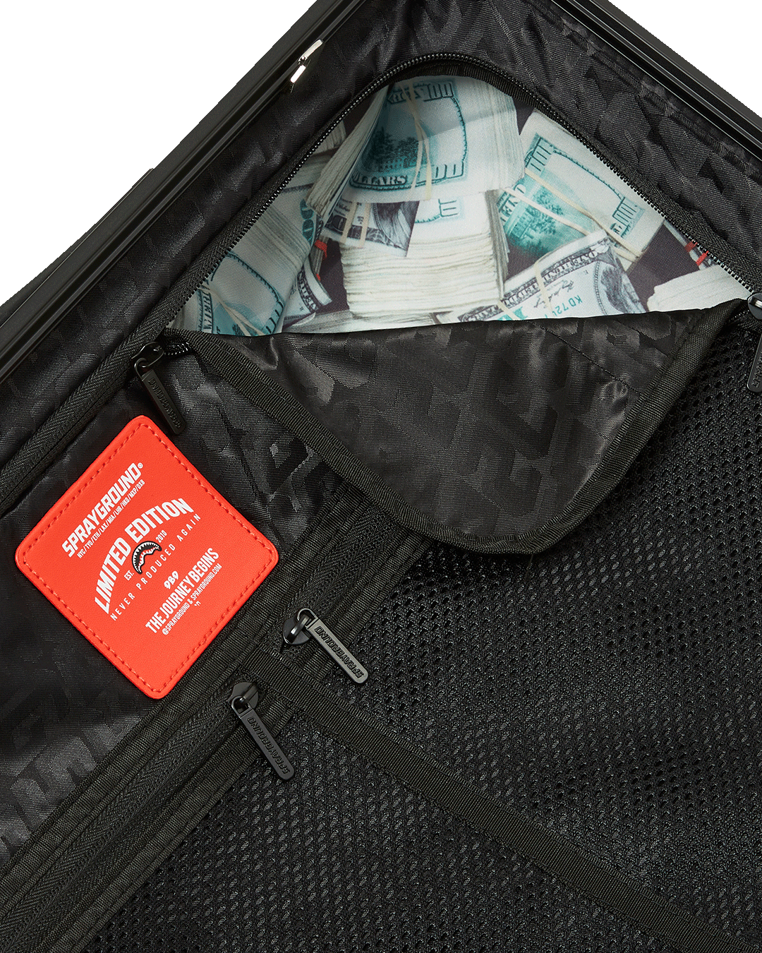 SPRAYSHARKS WORLDWIDE SHARKITECTURE CARRY-ON LUGGAGE