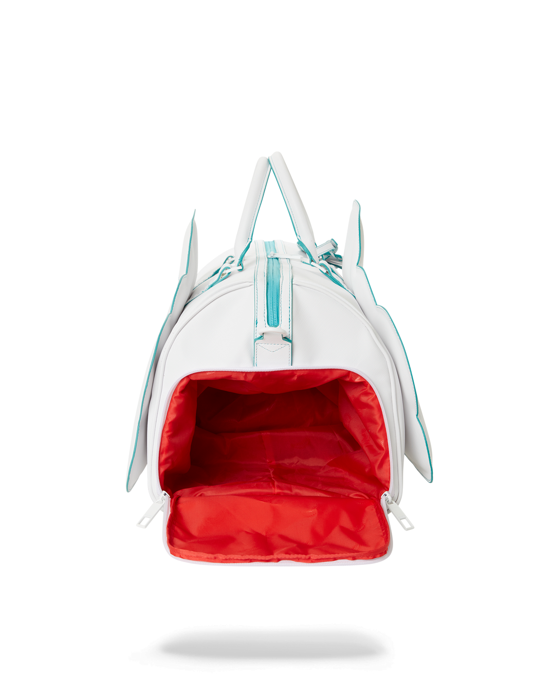 CLOUDY WITH A CHANCE OF SHARK DUFFLE