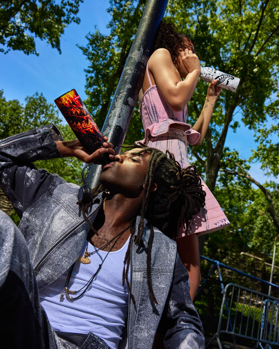 FIRE AND ICE WATER BOTTLE