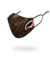 SHARKS IN PARIS VEGAN LEATHER FACE MASK